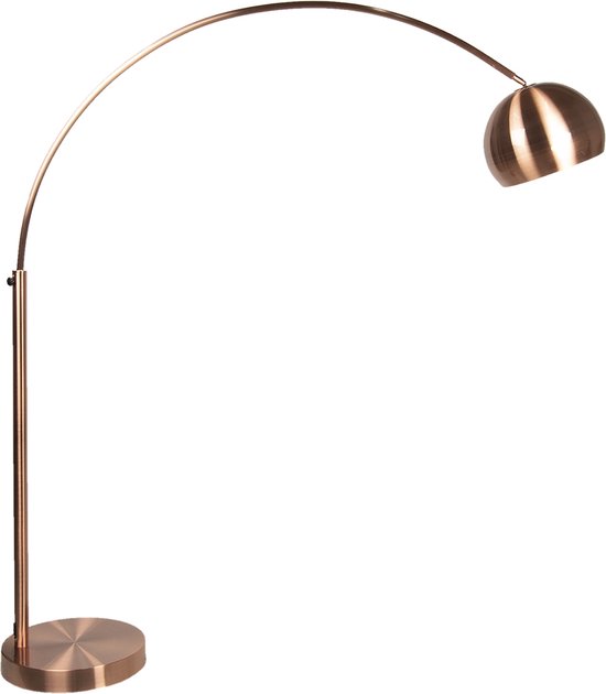 Sijpelen goedkeuren Eindeloos Clayre & Eef Vloerlamp 220xØ 45x220 cm Koperkleurig Stainless steel Staande  Lamp Staanlamp | bol.com