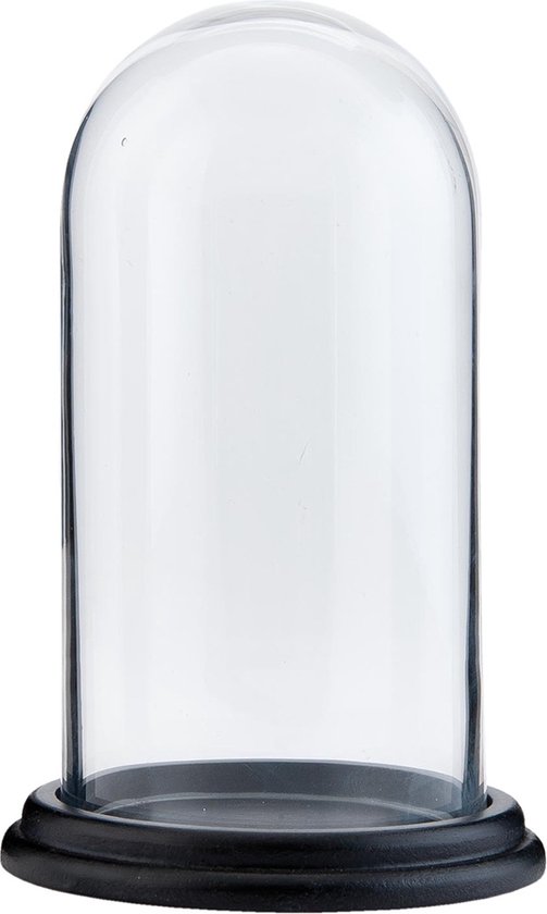 Clayre & Eef Stolp 21 cm Glas Glazen stolp decoratie Woonaccessoires | bol.com