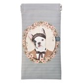 Melady Brillenkoker 9*18 cm Meerkleurig Kunststof Rechthoek Hond Brillendoos Brillenetui