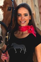 Cavalliera / Original T-Shirt met strass-deco dressuurpaard maat M