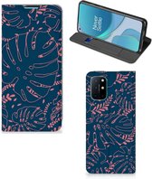 Bookcase OnePlus 8T Smartphone Hoesje Palm Leaves