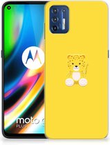 Hippe Hoesjes Motorola Moto G9 Plus Telefoon Hoesje Baby Leopard