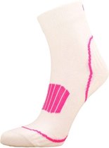 Uphillsport Hardloopsokken L1 Polypropyleen Wit/roze Mt 35-38