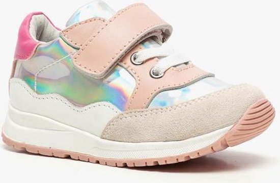 TwoDay leren meisjes sneakers - Zilver - Maat 28 | bol.com