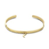 Violet Hamden Crescent Luna Cuff Armband Goud