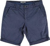 Garcia santo blauw twill cotton stretch chino short - Maat S