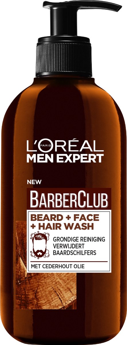 Men Expert BarberClub Beard, Hair & Face Wash - L’Oréal Paris