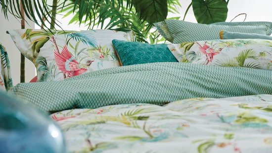 pip studio housse de couette + taie percale Pip Paradise Green