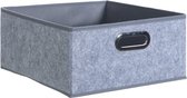 Five®  Opvouwbare opbergbox small (31 x 31 x 15 cm)  - Grijs - Opvouwbaar