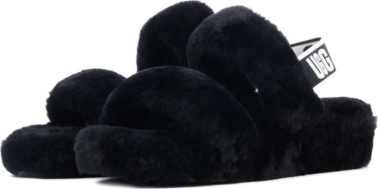 UGG Pantoffels Dames Sloffen / Instappers - Wol - Harde zool - Open hiel -  1107953 - | bol.com