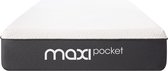 Maxi Pocket Matras 80 x 200 cm - Pocketvering Matras met Gratis Hoofdkussen - Dikte: 23 cm - Eenpersoonsmatrassen