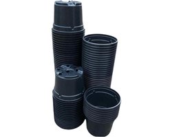 Kweekpot zwart – Ø9cm, hoogte 7cm (100 stuks)