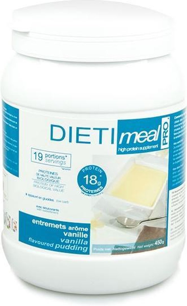 Goedkoopste Dieti Vanille dessert - 450 gram - Maaltijdvervanger