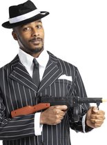 FUNIDELIA Gangster Tommy Gun voor vrouwen en mannen - Zwart