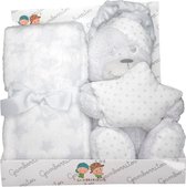 Gamberritos Deken En Knuffel 80 X 110 Cm Polyester Grijs