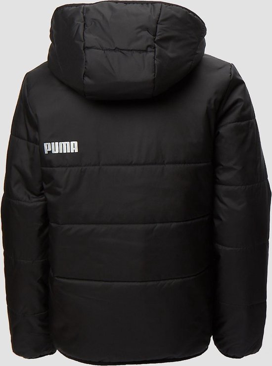 Koken engineering Uitgebreid Puma Essential Padded Hooded Winterjas Zwart Kinderen - Back To School -  Maat 140 | bol.com