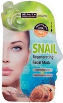 Beauty Formulas - Snail Regenerating Regenerating Facial Mask Face Mask With Snail Slime 1 Pc. + Regenerating Serum 2G