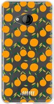 6F hoesje - geschikt voor HTC U Play -  Transparant TPU Case - Oranges #ffffff