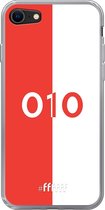 6F hoesje - geschikt voor iPhone 8 - Transparant TPU Case - Feyenoord - 010 #ffffff