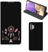 Book Style Case Geschikt voor Samsung Galaxy A32 5G Smartphone Hoesje Boho Dreamcatcher