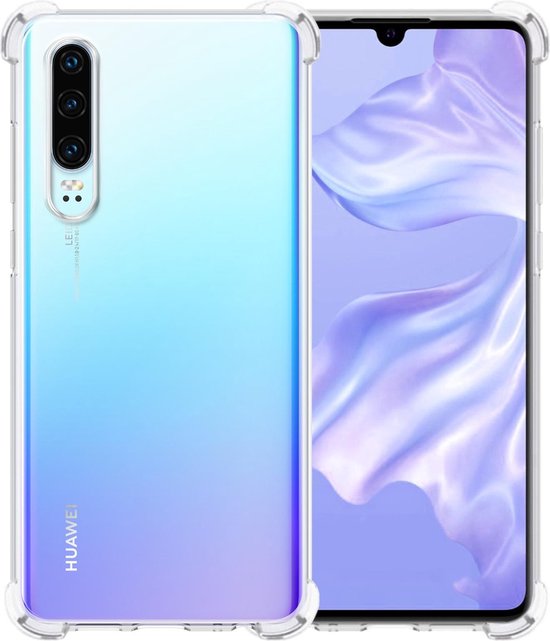 Hoesje Geschikt voor Huawei P30 Hoesje Siliconen Shock Proof Case