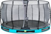 EXIT Elegant inground trampoline rond ø427cm - blauw