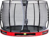 EXIT Elegant inground trampoline rond ø305cm - rood