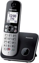 Panasonic KX-TG6851JTB téléphone Téléphone DECT Identification de l'appelant Noir, Gris
