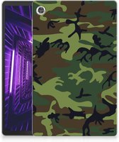 Tablethoesje met foto Lenovo Tab M10 Plus Bumper Camouflage met doorzichte zijkanten