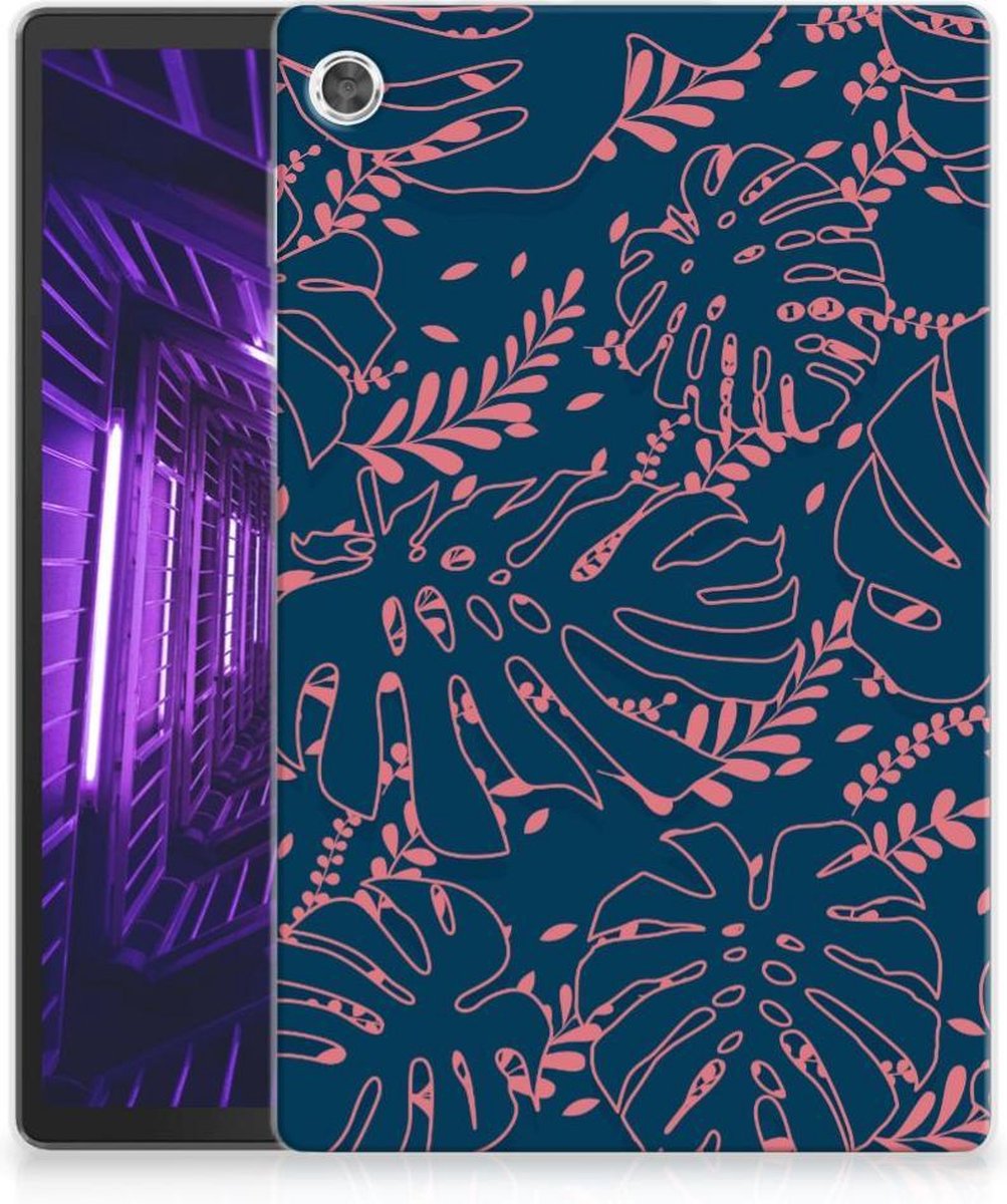 Lenovo Tab M10 Plus Siliconen Hoesje Palm Leaves