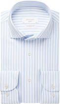 Profuomo Sky Blue Slim Fit overhemd blauw wit