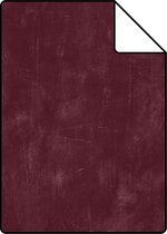 Proefstaal ESTAhome behang geschilderd effect bordeaux rood - 148724 - 26,5 x 21 cm