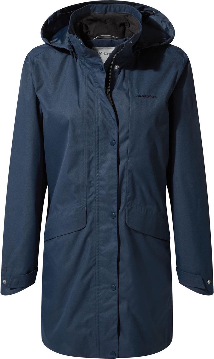 Craghoppers Outdoorjas Aird Dames Polyester Donkerblauw Mt 34