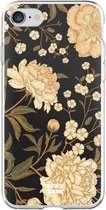 HappyCase Apple iPhone 8 Flexibel TPU Hoesje Gele Rozen Print