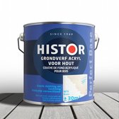 Histor Perfect Base Grondverf Acryl voor Hout 2,5 liter - Wit