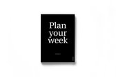 Octagon Plan Your Week Black
