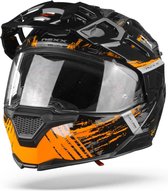Nexx X.Vilijord Mudvalley Black Grey Orange Modular Helmet 2XL