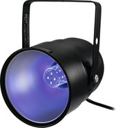 UV-spot Eurolite LED 5 W Zwart