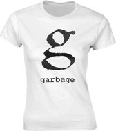 Garbage Dames Tshirt -L- Logo Wit