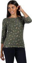 Regatta Longsleeve Polina Dames Groen/goud Maat 34