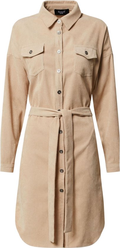 Sisters Point Dames Jurk Lichtbruin Maat XS