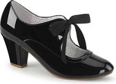 Pin Up Couture Pumps -37 Shoes- WIGGLE-32 US 7 Zwart