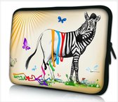 Laptophoes 13,3 inch zebra grappig - Sleevy - laptop sleeve - laptopcover - Sleevy Collectie 250+ designs