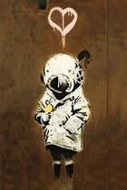 BANKSY  Space Girl and Bird Canvas Print