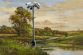 BANKSY CCTV Landscape Canvas Print