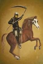 BANKSY  Reaper Riot Police Horse Canvas Print