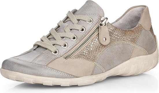 Remonte Dames Sneaker R3405-90 Zilver/Platina - Maat 39 | bol.com