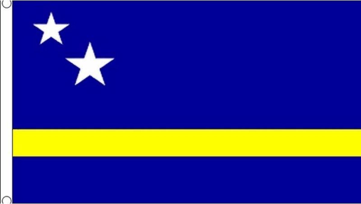 Vlag Curacao 90 x 150 cm bol
