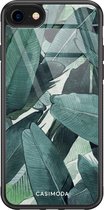 iPhone SE 2020 hoesje glass - Jungle | Apple iPhone SE (2020) case | Hardcase backcover zwart