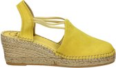 Toni Pons Tremp dames espadrille op sleehak - Geel - Maat 42